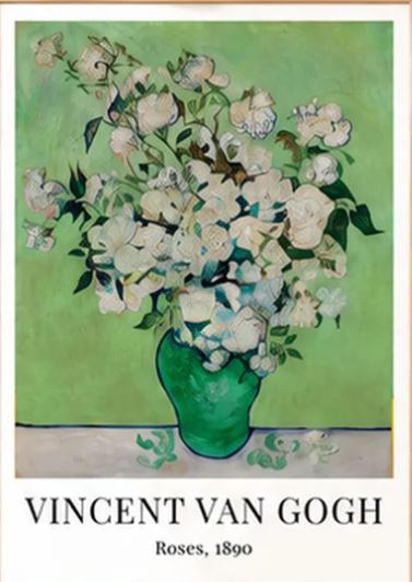 Van Gogh ve Monet Çiçek